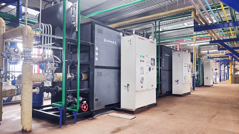 防爆有機熱載體鍋爐正壓柜通什么氣體？